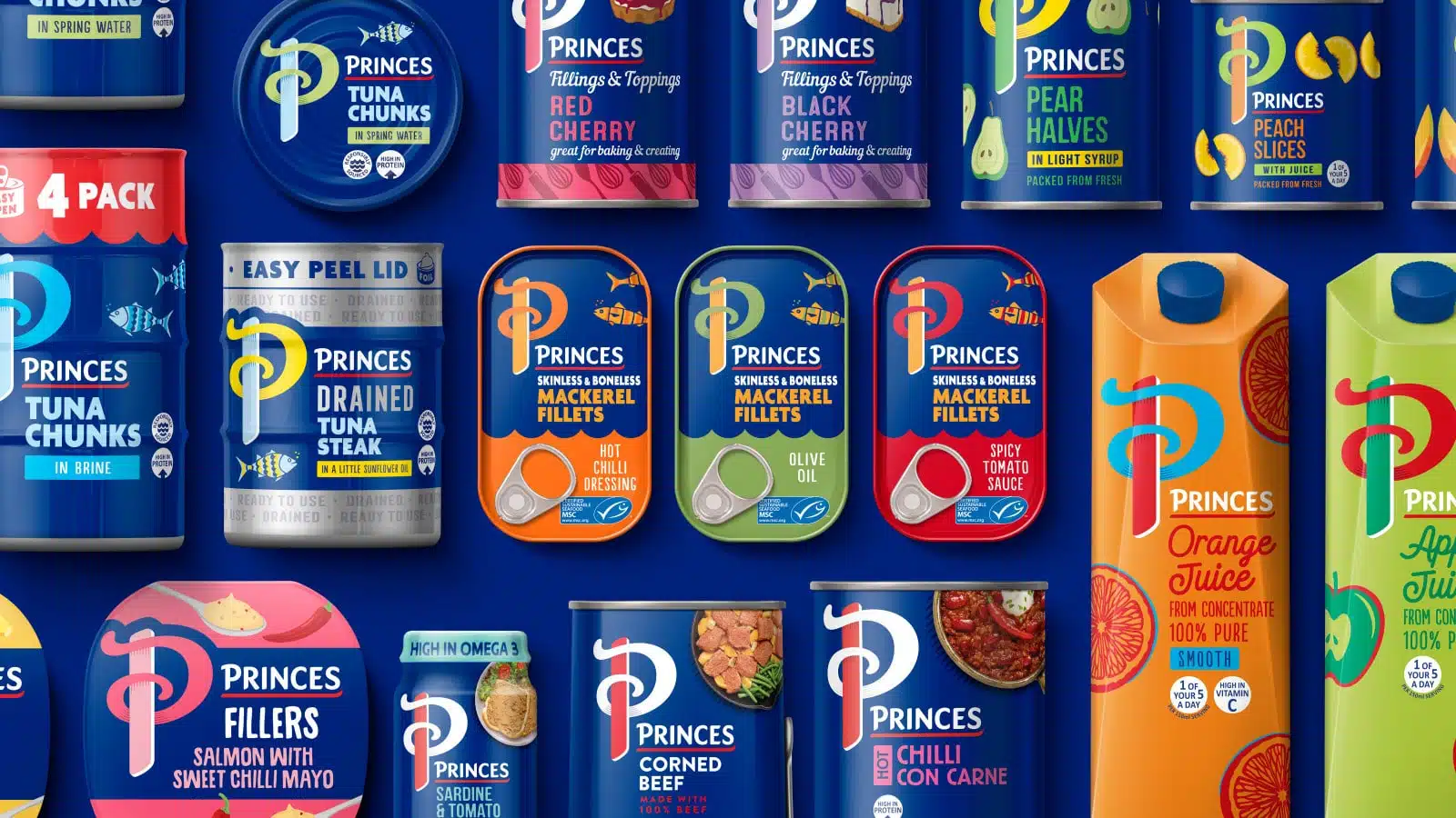 Princes invests £5m in extensive rebrand as it targets new shoppers